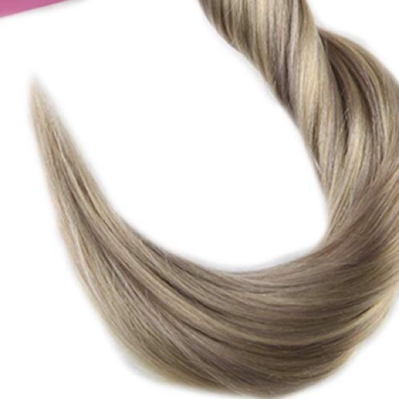 ✨20” FULL HEAD 120G #5 #20 #24 Human Hair ClipINS main image 4